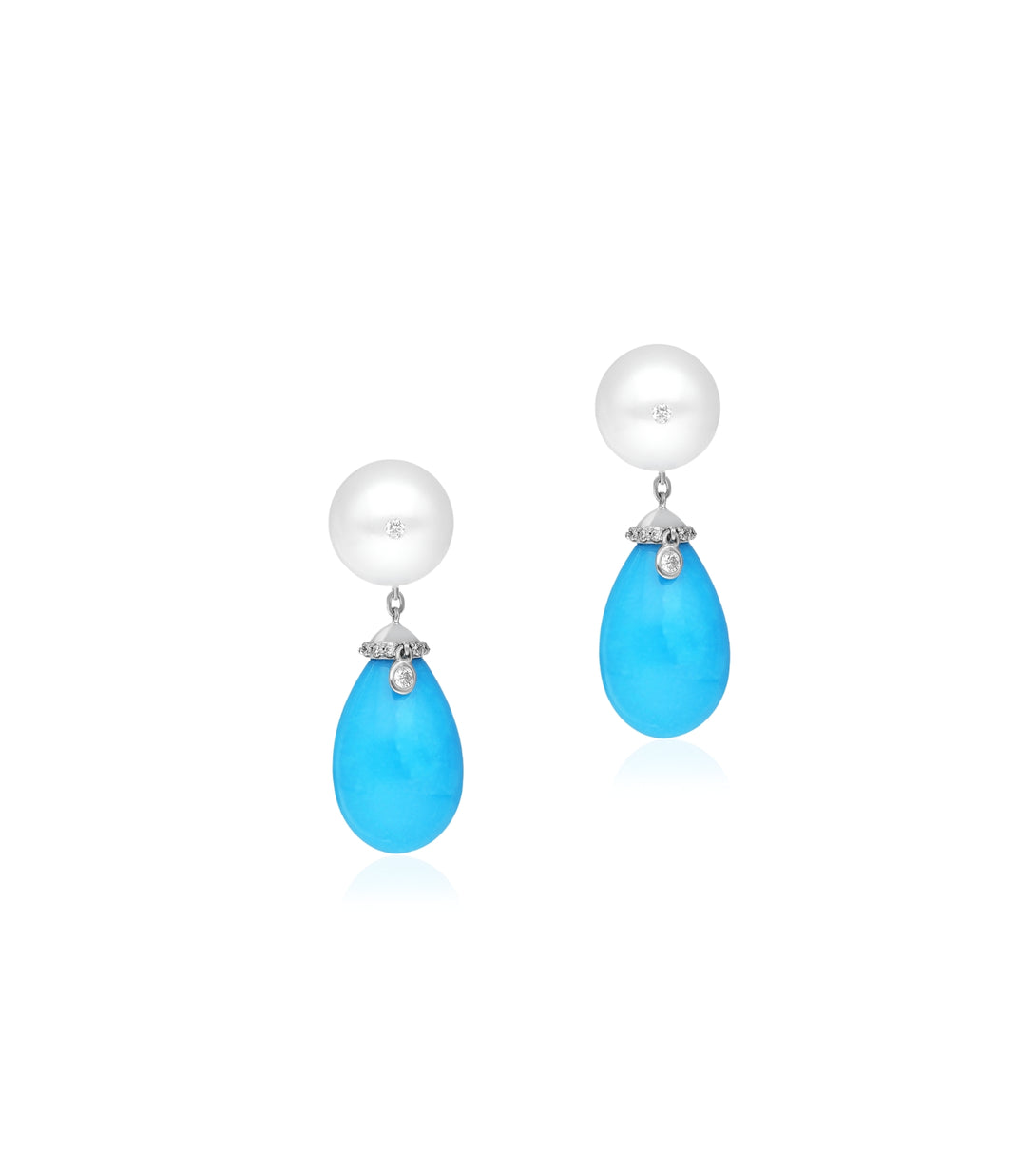 Turquoise Earrings | Al Fardan Jewellery