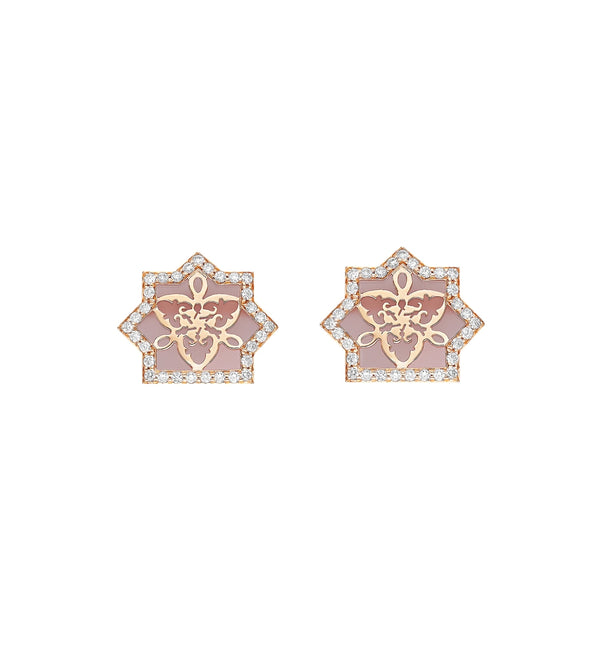 Andalus Rose Quartz Earrings